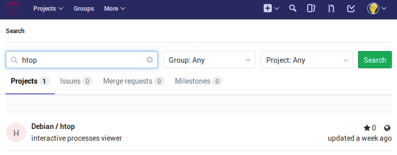 Salsa search screenshot Salsa search screenshot
