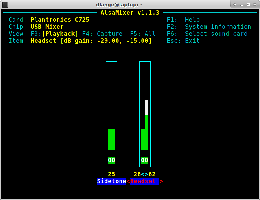 Alsamixer: Unbalanced channels on the headset (left / right channel loudness are different) Alsamixer: Unbalanced channels on the headset (left / right channel loudness are different)