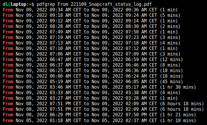 Log of (frequent) Snapcraft outages
